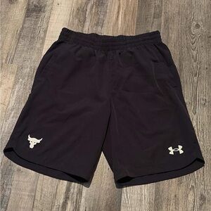 Under Armour Black Athletic Shorts with Logo